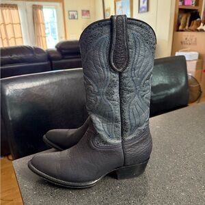 San Angelo Boot Company Shark Skin Western Cowboy Boots size 7.5 Men's.